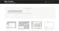 Desktop Screenshot of marccarullo.com